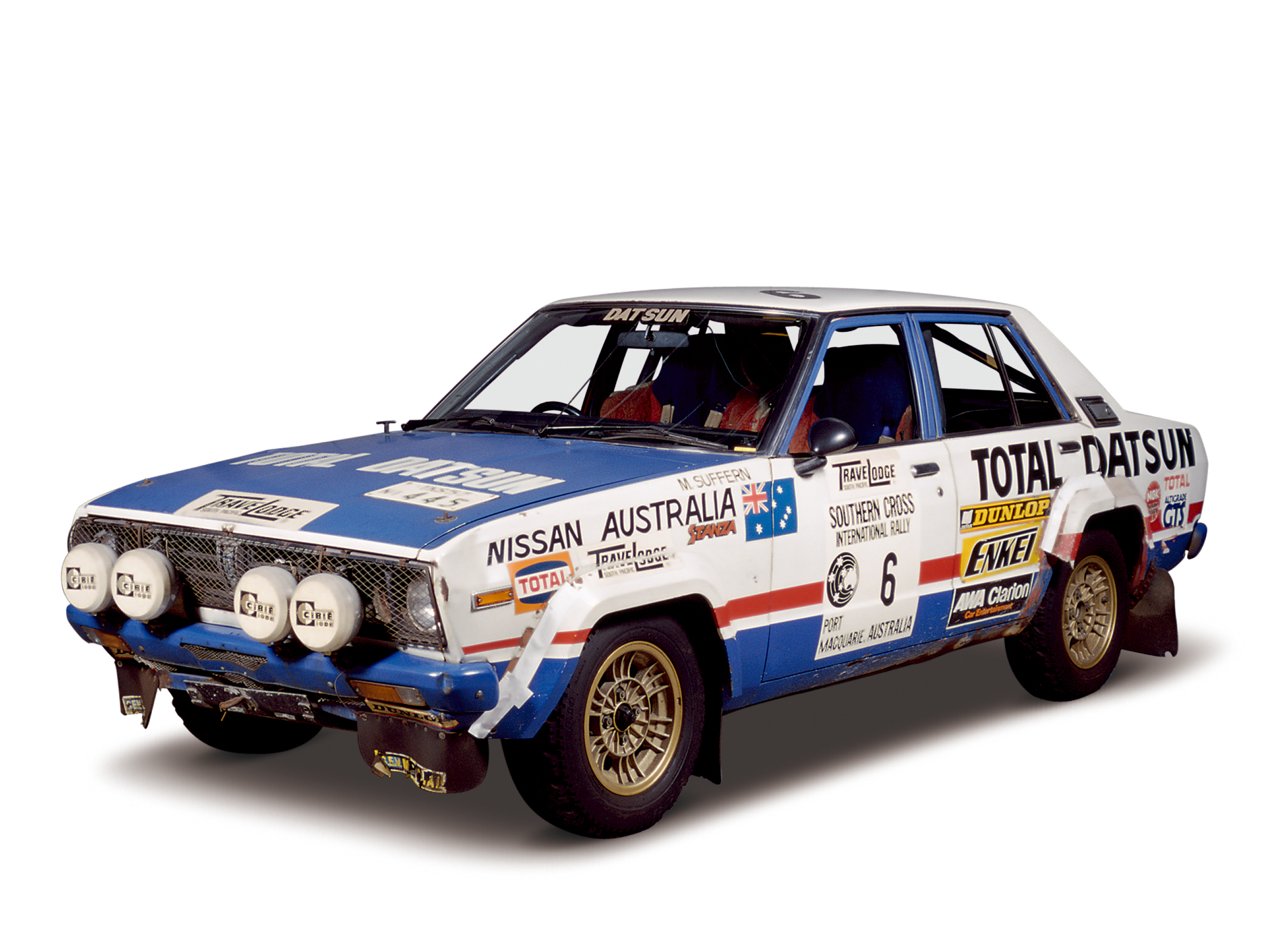 日産： NISSAN HERITAGE COLLECTION｜バイオレット 1978年 第13回サザンクロスラリー総合優勝車