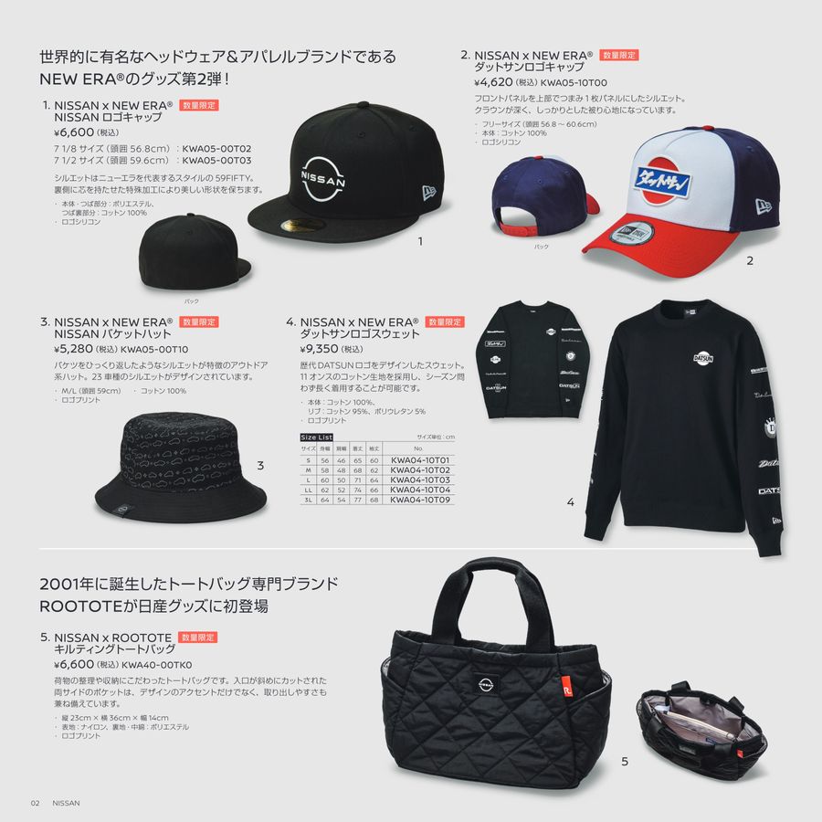 NISSAN / NISMO collection 2024-2025 Wear& Goods (New Items)